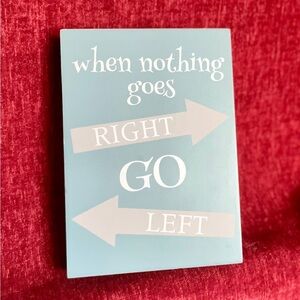 Inspirational Wall Art with Arrows